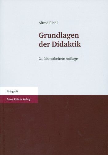 Alfred Riedl - Grundlagen der Didaktik - Preis vom 30.09.2026 09:01:18 h