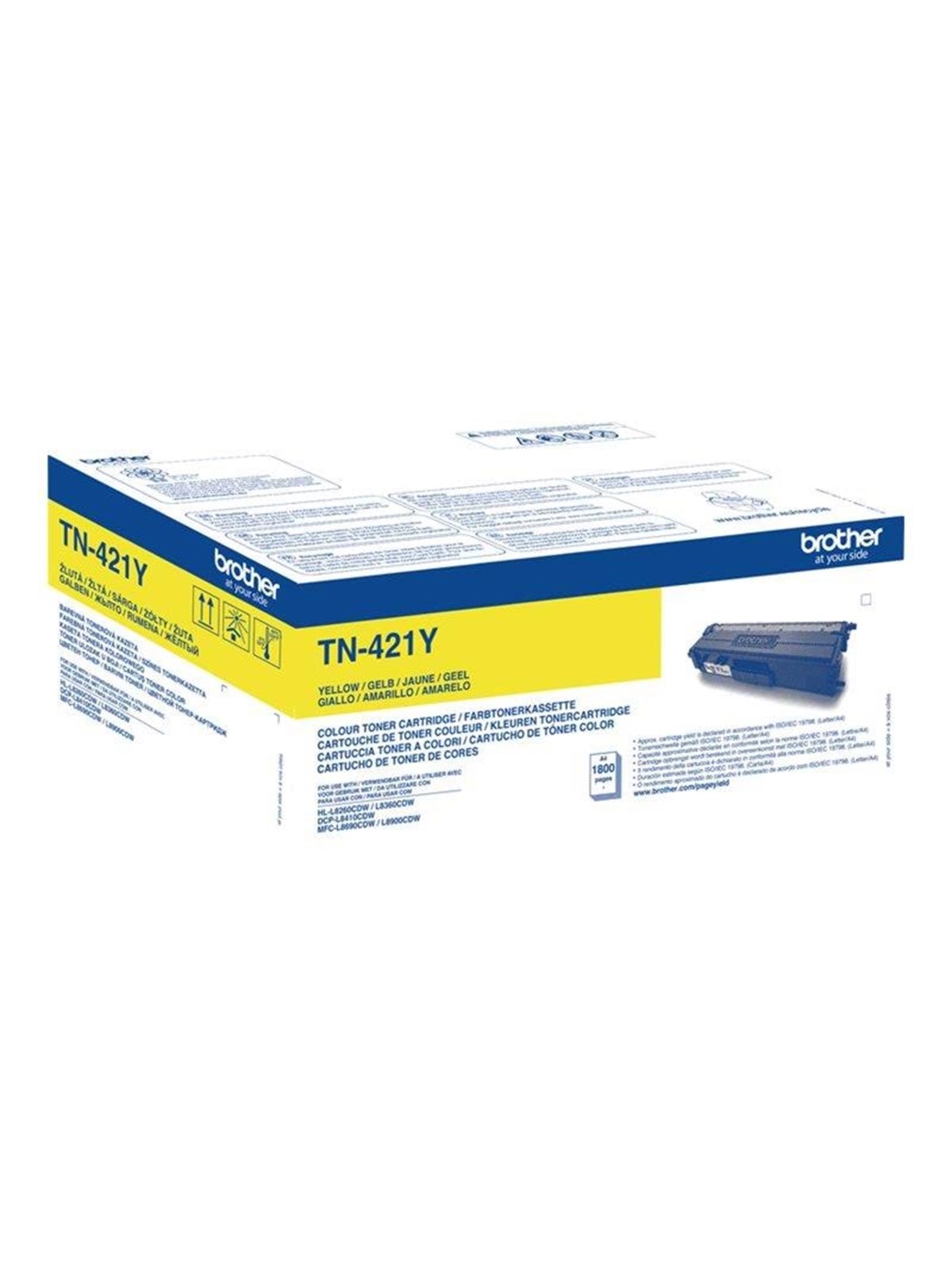Brother TN421Y / TN 421Y Yellow Toner