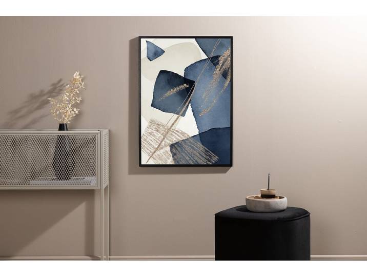 Poster Bleu aus hochwertigem Papier - 30 x 40 cm - Luxusbetten24