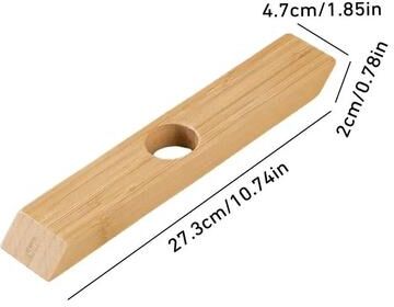 Uplifted Goods Bamboo Wine Bottle Balance Stand a
