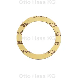 HAAS OHA-Press Radiatoren-Dichtung 8849 42x55x1mm, 1 1/4", gelb