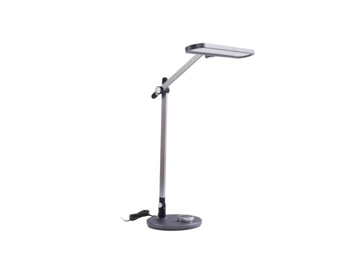 Lampe à poser en aluminium gris