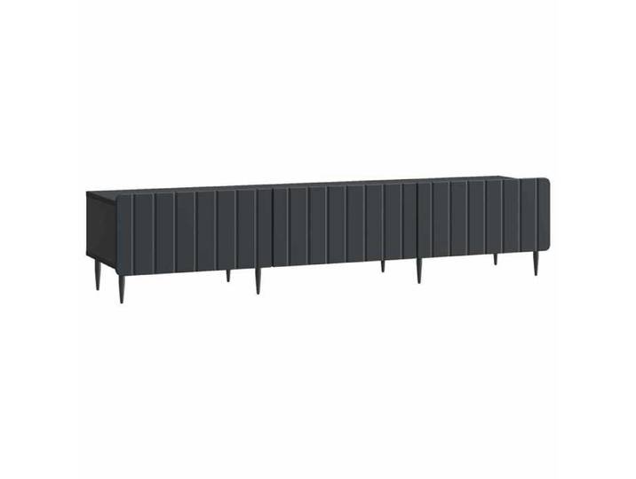 Meuble - Armoire TV - Noir - Meuble TV avec tiroir Noir 147x34 5x32 cm Bois d'ingénierie_2053