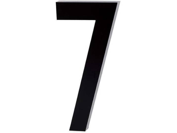 Design Letters Numéros de porte de 0 à 9 Numéros de maison flottants en aluminium Parfait pour la décoration murale de la maison\, du bureau Panneaux de maison modernes montés avec vis/robinet