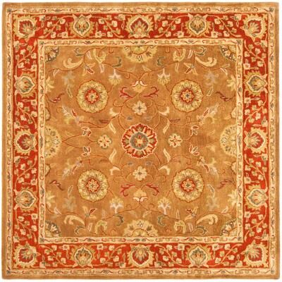 SAFAVIEH Handmade Heritage Tess Traditional Oriental Wool Rug