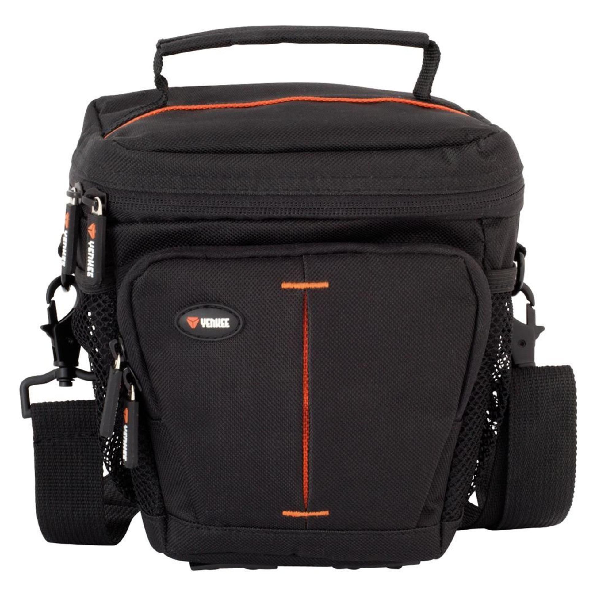 Sencor YENKEE YBC 510BK Canyonlands SLR-Kameratasche M schwarz-orange / 11,5 x 12 x 18 cm (8590669122929)