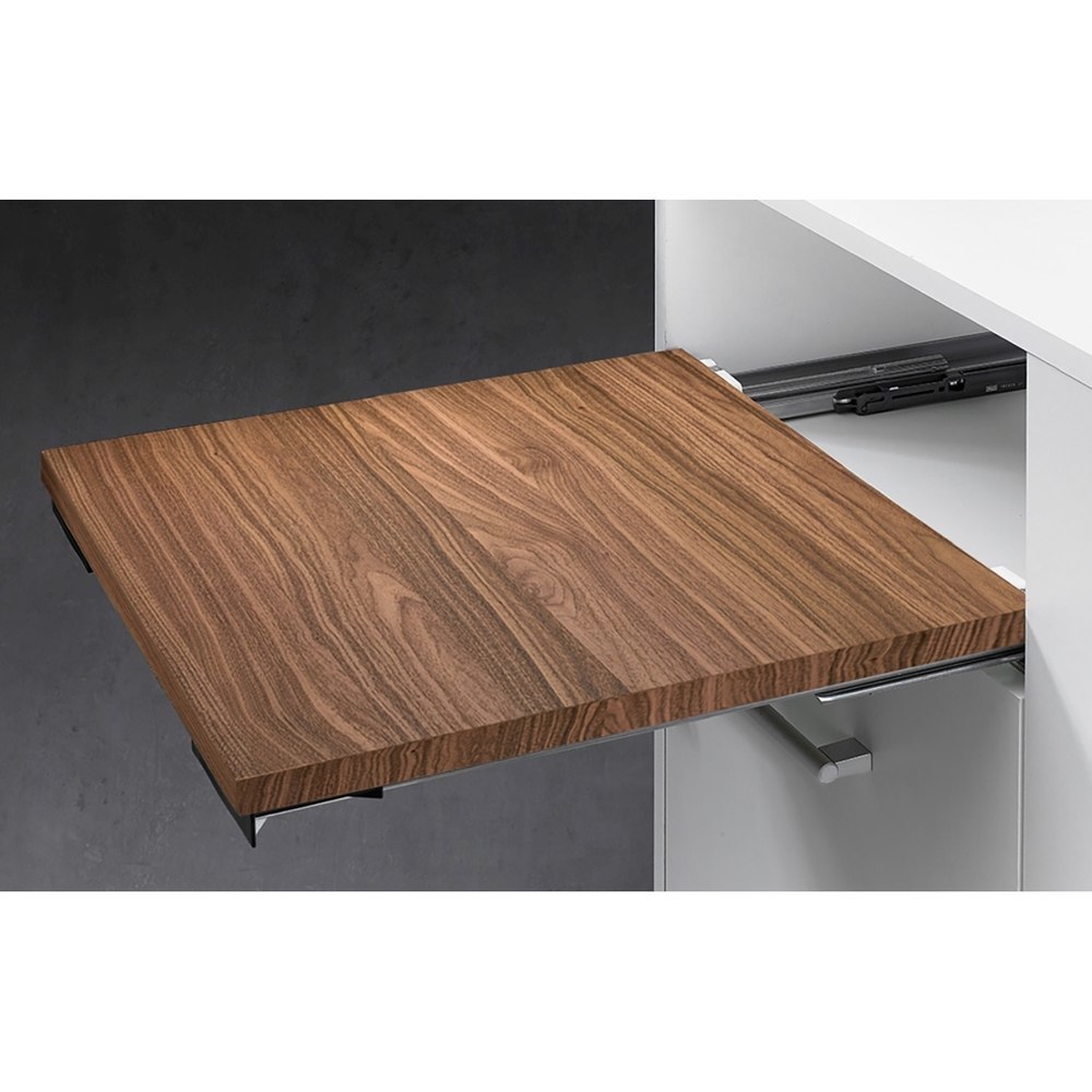 Hettich Möbel-Vollauszug Quadro V6 BM, Nennlänge 450mm, Anschlagsseite L/R, Belastbarkeit 30kg, Mindestkorpustiefe 463mm 9079437