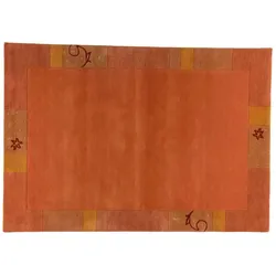 THEKO Wollteppich  Royal Ganges , rot , Viskose , Maße (cm): B: 240 H: 1,3