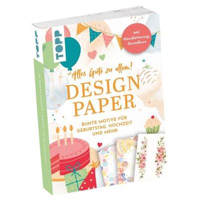 Design Paper A6 Alles Gute zu allem. Mit Handlettering-Grundkurs