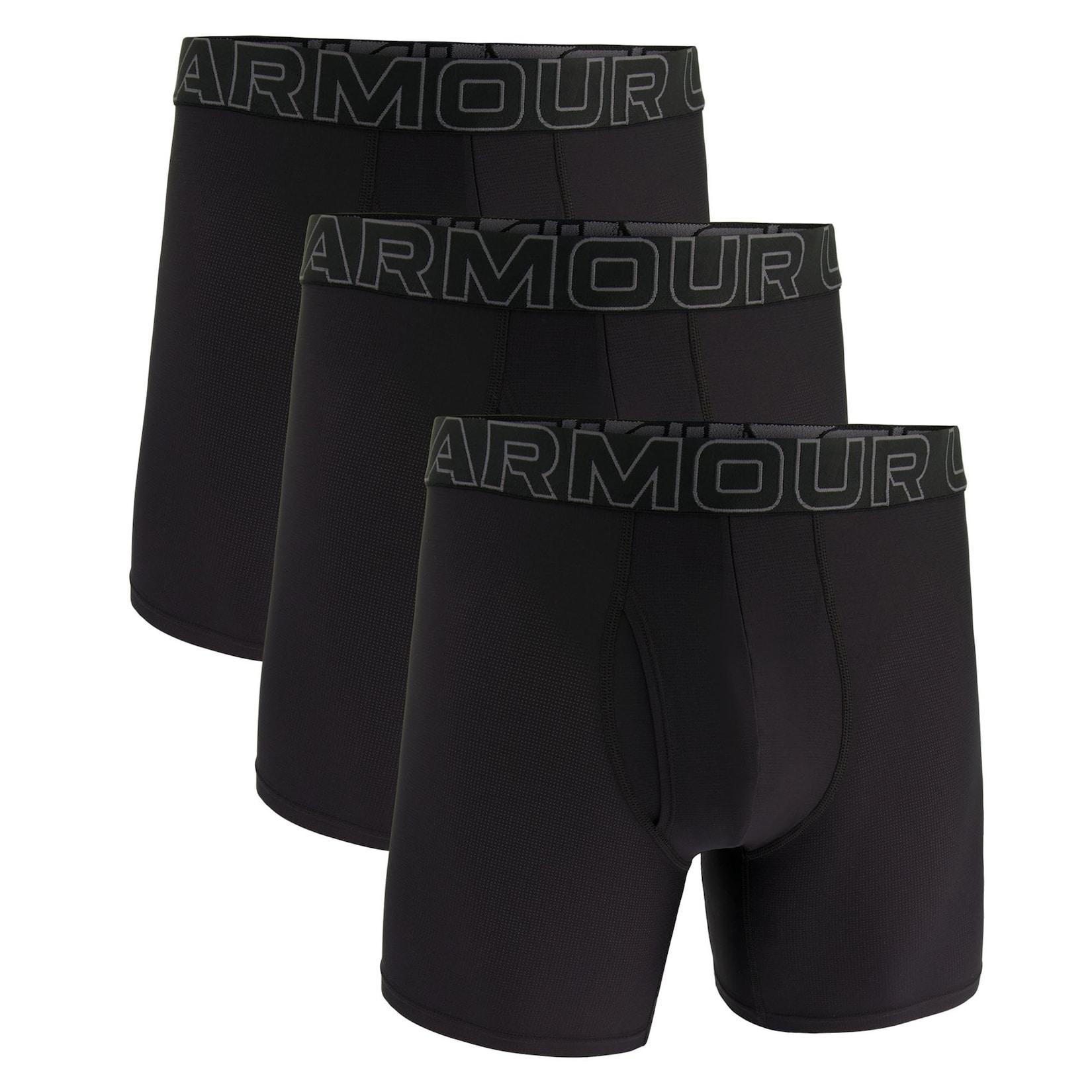 UA PERFORMANCE TECH MESH -SOLID 6 IN 3PK Herren Boxershort