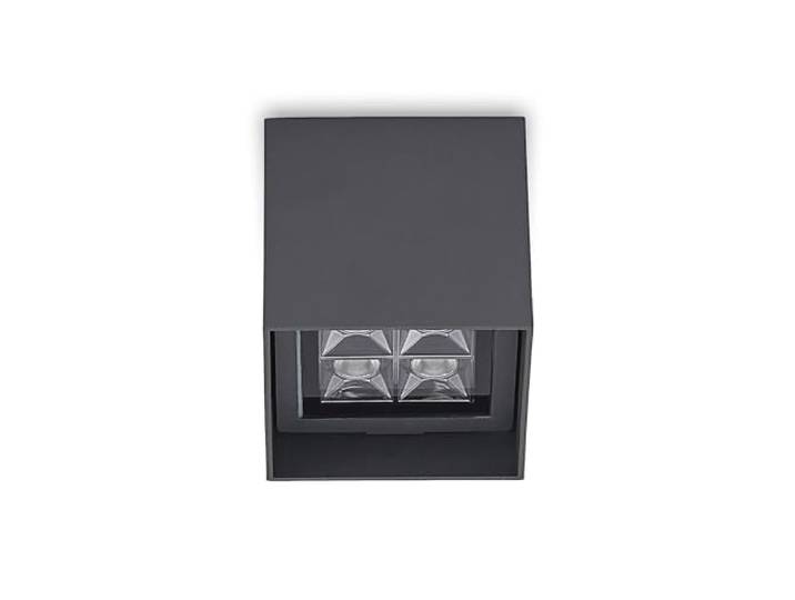 Lindby LED Wandleuchte aussen in anthrazit, Aussenlampe Wand Außenlampe IP65 Staubdicht und Strahlwassergeschützt, Modern, 3000 K Warmweiß, Glas für Balkon, Terrasse