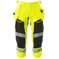 Warnschutz Stretch Handwerker-Piratenhose "ACCCELERATE SAFE" - C47 - gelb/schwarz