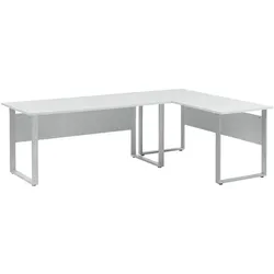 Möbelpartner Schreibtischkombination »1500 Büro« grau, 235x73.2x160 cm