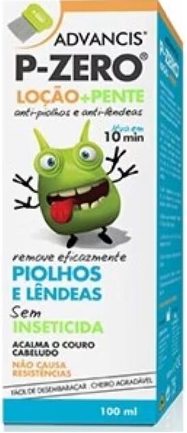 Advancis P-Zero Loção + Pente Anti-piolhos 100ml