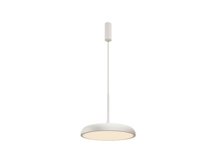 Maytoni Modern Pendelleuchte Weiß LED 26 W – Zeitgemäße Hängeleuchte für das Schlafzimmer