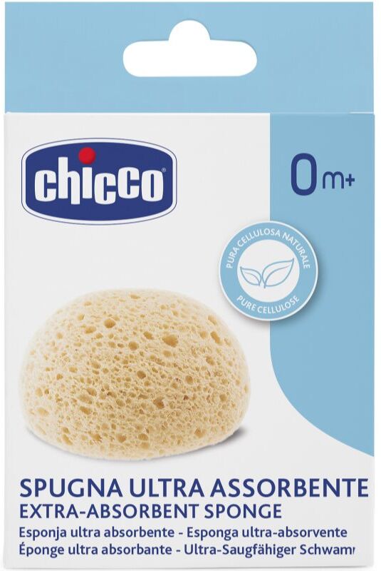 Chicco Extra-Absorbent Sponge Bath Sponge for Kids 0m+ 1 pc