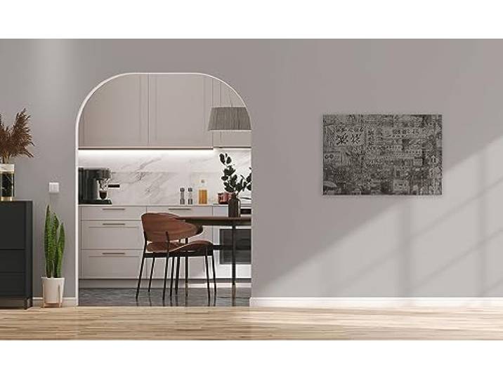 A.S. Création Leinwandbild Chinatown New York Städte - Kunstdruck grau - 90x60 cm Querformat - Moderne Wanddekoration Schlafzimmer Wohnzimmer Küche - Bild auf Keilrahmen