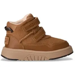 UGG Unisex für Kinder. 1171194T Rennie braune Lederstiefeletten (28.5), Wohnung, Klettverschluss, Lässig, Kinderbekleidung