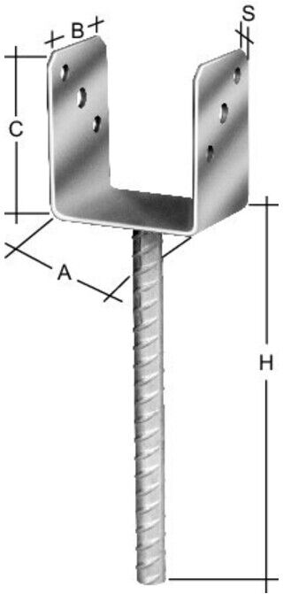 hadra Pfostenträger tzn 121 CE (4053569231428.)