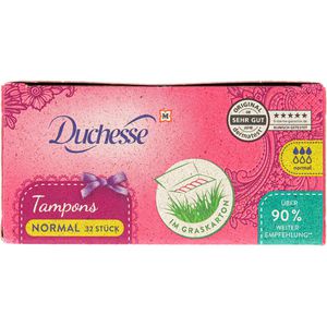 Duchesse Tampons Comfort, Normal, sanftes Einführen, aus Viskose, 32 Stück