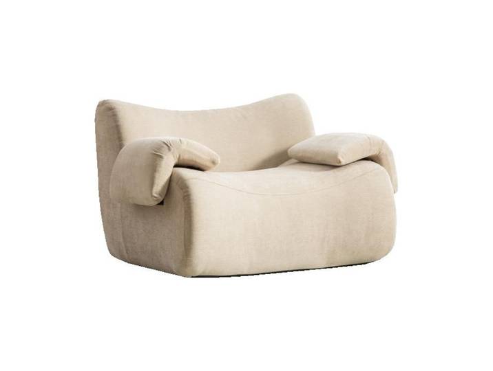 Fauteuil - Fauteuil Relax - Tissu chenille - Mousse HR 30D - Base antidérapante