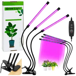 LED-Lampe für Pflanzenanbau und -beleuchtung, Dreifachmodule, Klemme