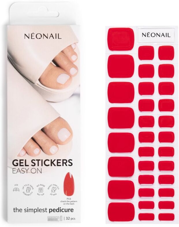 NEONAIL Easy On Gel Stickers nail stickers using a UV/LED lamp shade P03 32 pc