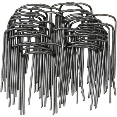 Rankhilfe WINDHAGER "Pflanzenstecker aus Metall, 50 Stk.", silber, B:2cm H:4cm, Metall, Rankhilfen, zur Befestigung von Pflanzentrieben an Kokos-Pflanzstäben