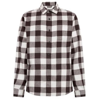 KnowledgeCotton Apparel - Regular Fit Checkered Flannel - Hemd Gr XL grau