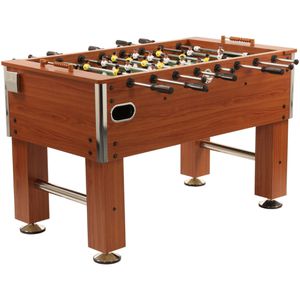 Bandito-Sport Tischkicker Profi Soccer Deluxe, 140 x 134 x 88 cm, braun, 80 kg