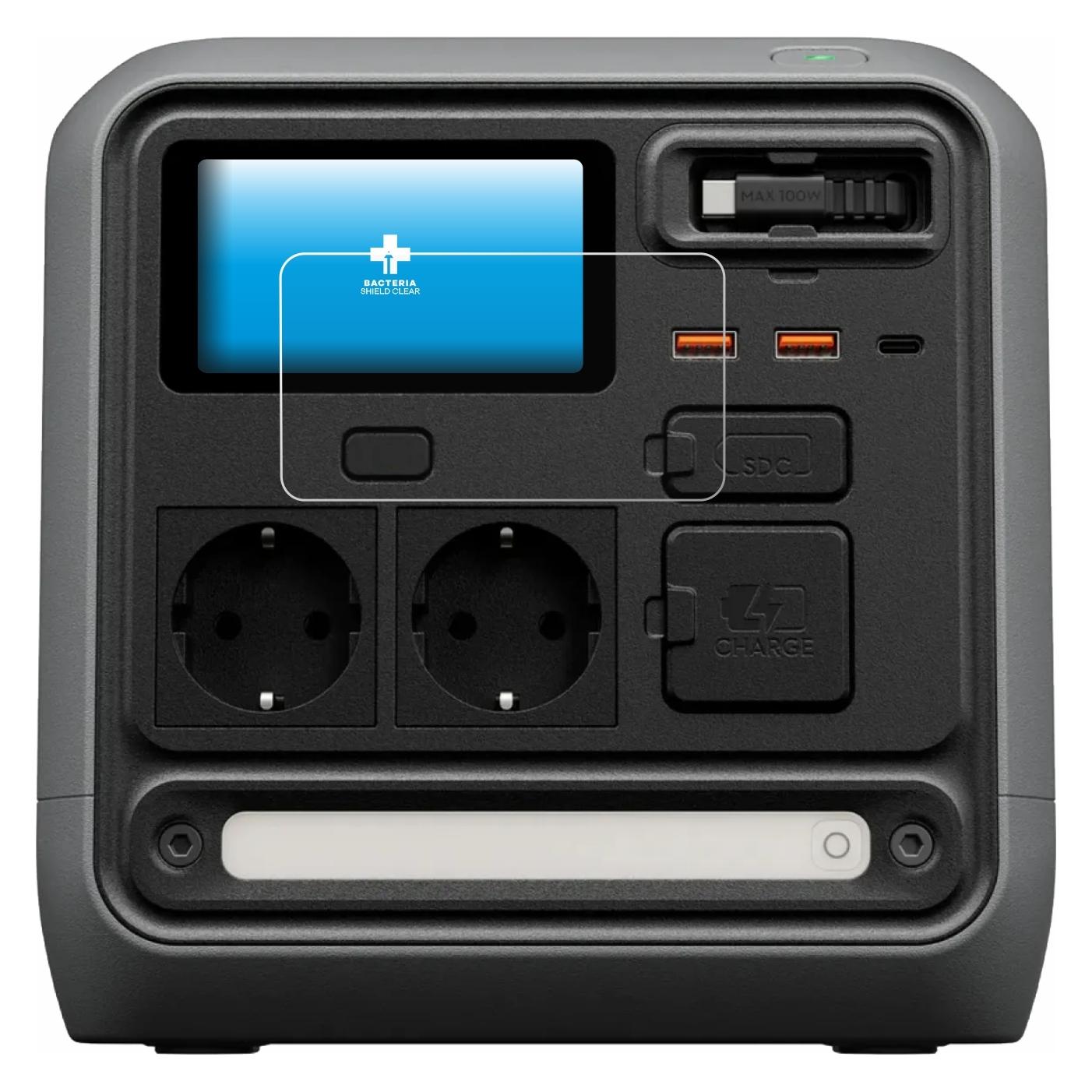 upscreen Schutzfolie für DJI Power 1000 Mini Displayschutz Displayschutzfolie Folie Klar antibakteriell (2065297)