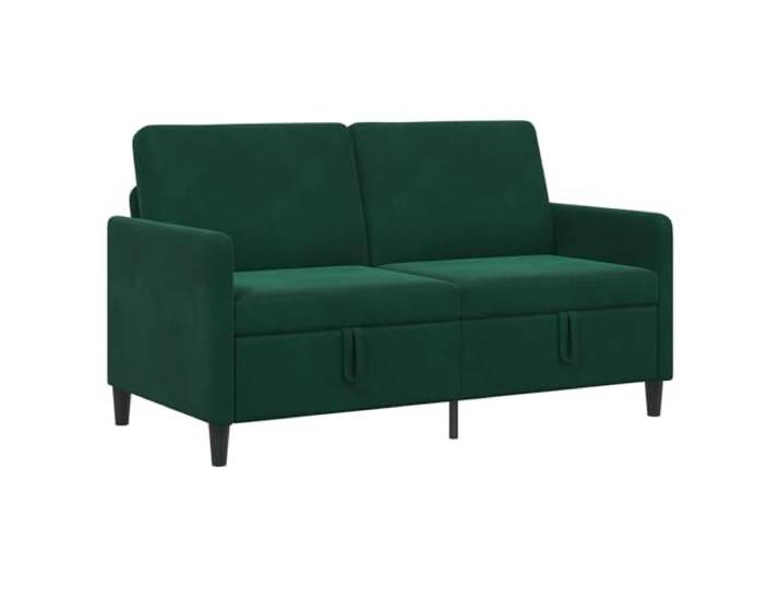 Coespram 2-Sitzer Sofa mit Stauraum 152x78x87 cm Dunkelgrün Platzsparende 2-Sitzer Couch fürs Wohnzimmer mit integriertem Truhenfach und abnehmbarem, waschbarem Polyesterbezug.