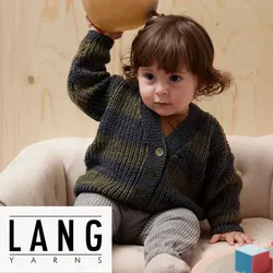 Strickanleitung – Cardigan "Théo" aus Lang Yarns Merino 200 Bébé