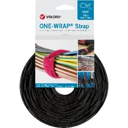 ONE-WRAP® 20x200mm schwarz 100 Stück - schwarz