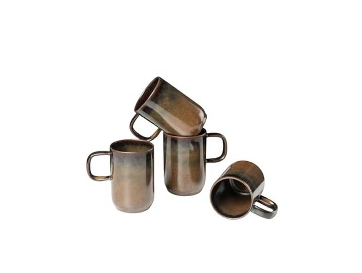 Gipfelstück Kaffeebecher-Set, Steinzeug Glockenklang