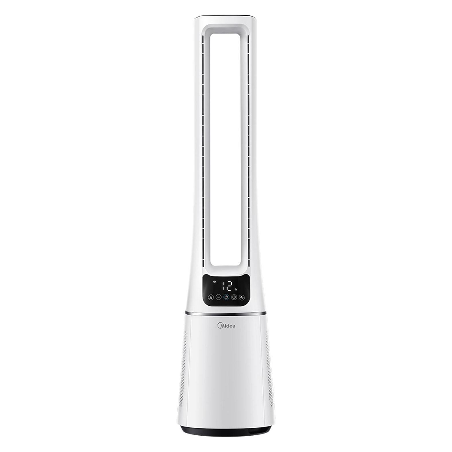 Midea | Bladeless Fan with Air purifier | MFP-120 | Stand fan | White | Diameter 15 cm | Number of speeds (38 dB) (MFP-120 (WH))