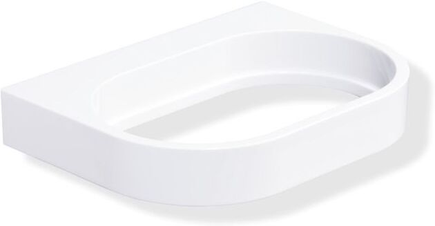 Hewi System 800 K Halter 800.02.1009099 reinweiß, oval, für Seifenschale