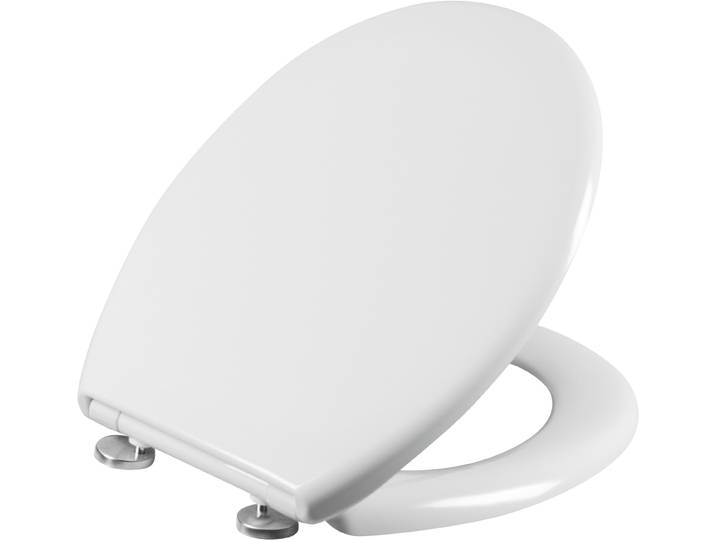 WC-Sitz CORNAT Nuwei WC Sitz weiß , weiß, B:37,6cm L:45,1cm, Duroplast, WC-Sitze, WC-Sitz