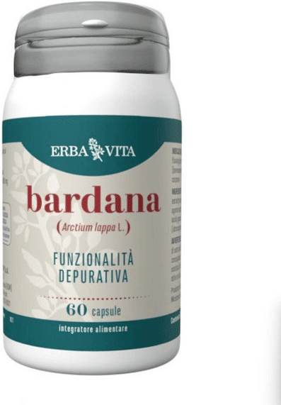 Erba Vita Bardana Integratore Drenante 60 Capsule