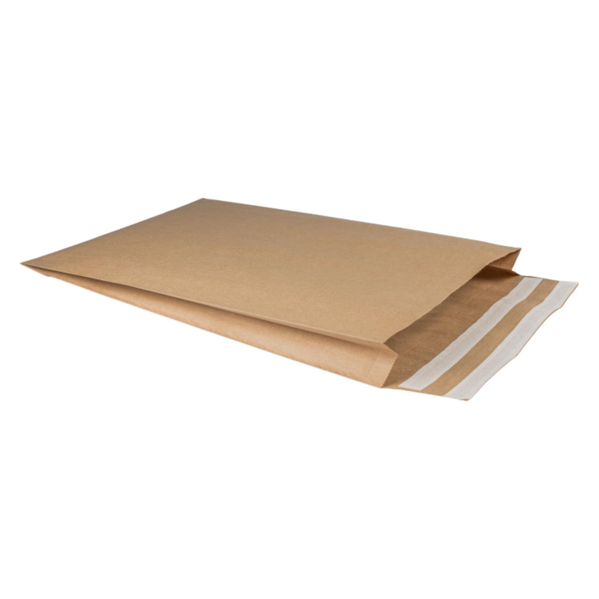 Mailmedia E-Commerce Faltenversandtasche, Grösse XL aus recyceltem Kraftpapier, 110 g/qm, FSC-zertifiziert (150 Stk.) (30117416)