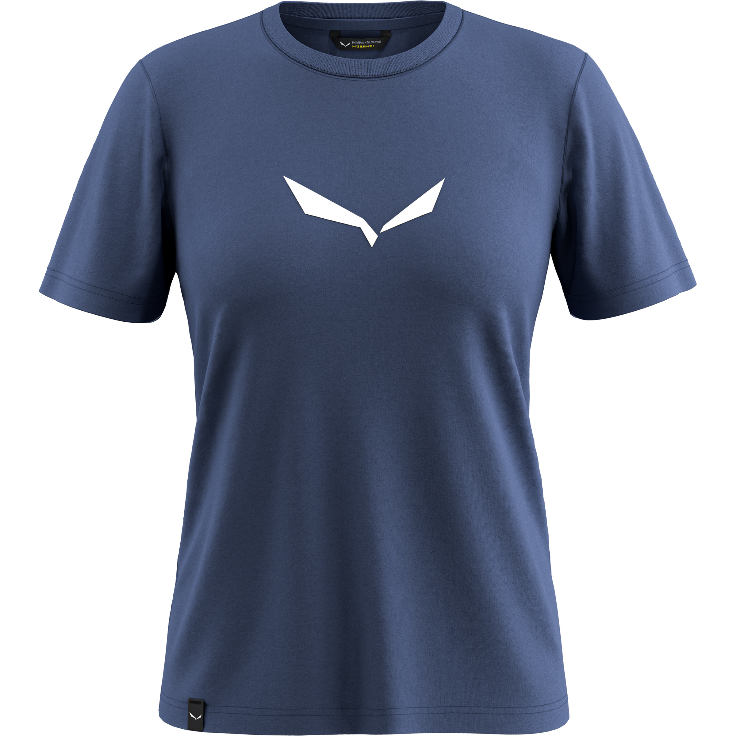Salewa Solid DRI-Release Damen T-Shirts blau Größe M Trekking Hautfreundlich