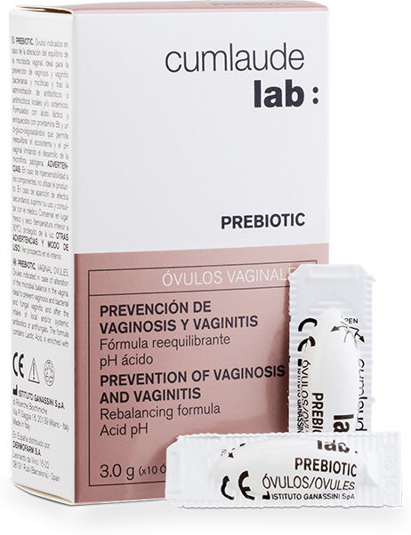 Cumlaude Lab Prebiotic Vaginal Ovules 10 Ovules 10 Units