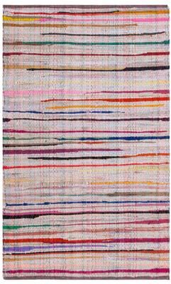 SAFAVIEH Handmade Rag Rug Annalee Stripe Cotton Rug
