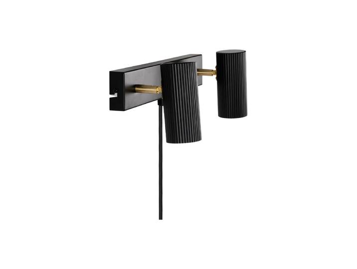 Design Wandlampe „Hubble“ – 2-flammig Schwarz Globen Lighting