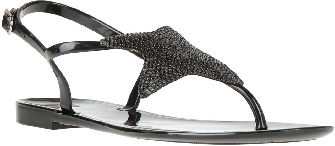 Cafènoir Sandalias de dedo Mujer Negro 36 Mujer