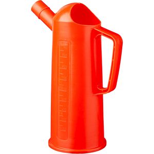 Hünersdorff Messbecher 932600, aus Kunststoff, mit 0,25 Liter Skala und starrem Ausguss, 1 Liter