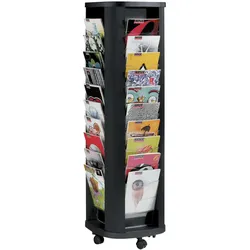 Paperflow, Prospektständer, K502731 Dateiablagebox Schwarz (A4)