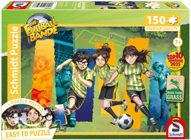 Puzzle 150 pcs Le Gang du Football : L'équipe du Gang du Football - Schmidt