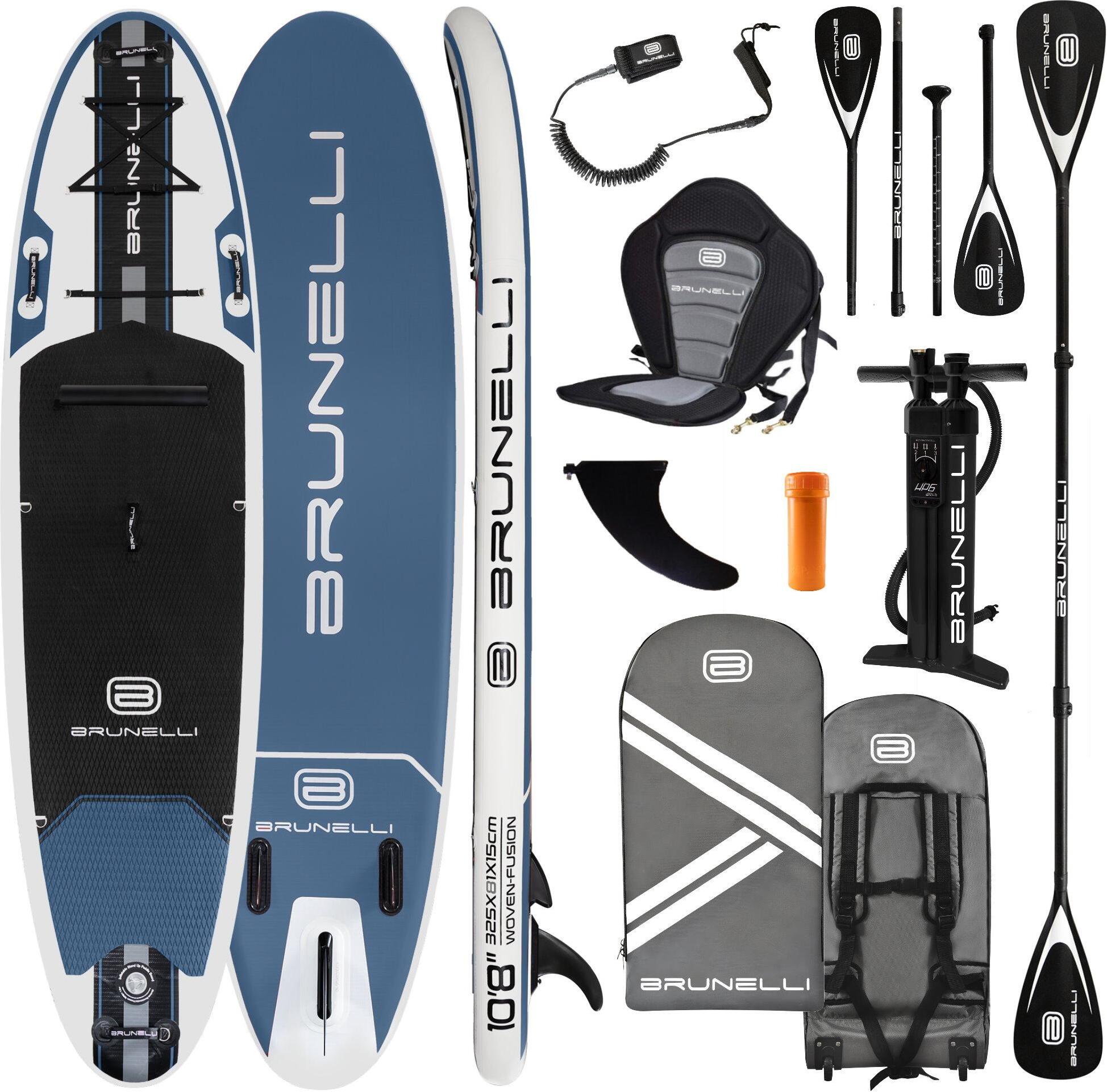 BRUNELLI 10.8 Woven X Fusion Double Layer iSUP Board aufblasbar Stand Up Paddle Paddle Board