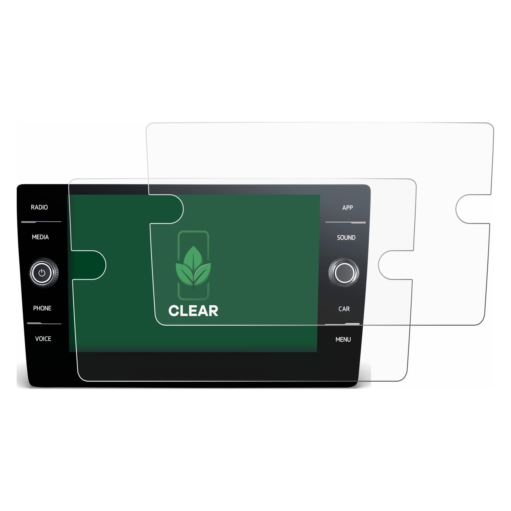 ScreenLeaf Schutzfolie für Volkswagen Tiguan II Allspace 2017-2021 Discover Media 8" Displayschutz Display (6142717)